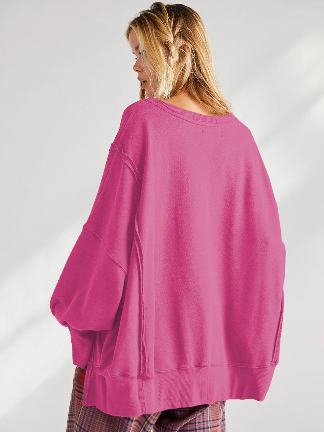 Slit Dropped Shoulder T-Shirt