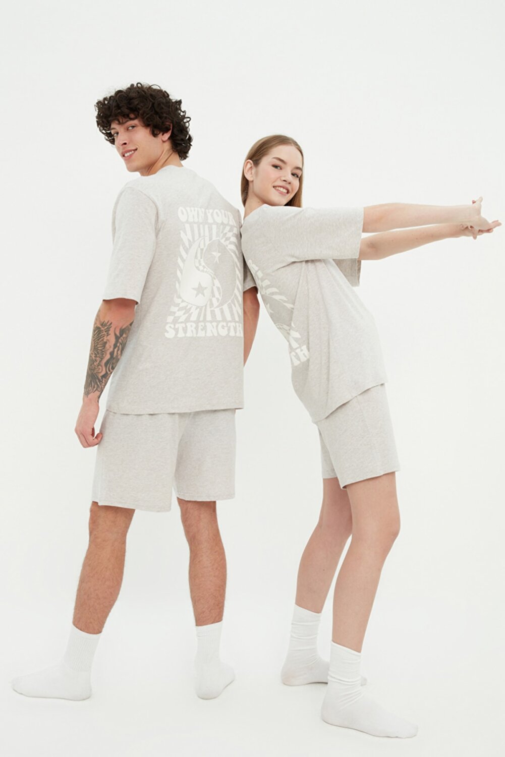 Pajama Set - Gray