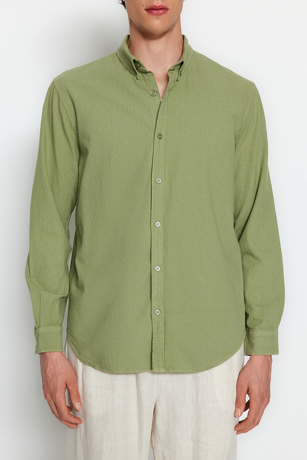 Khaki - Regular Fit shirt