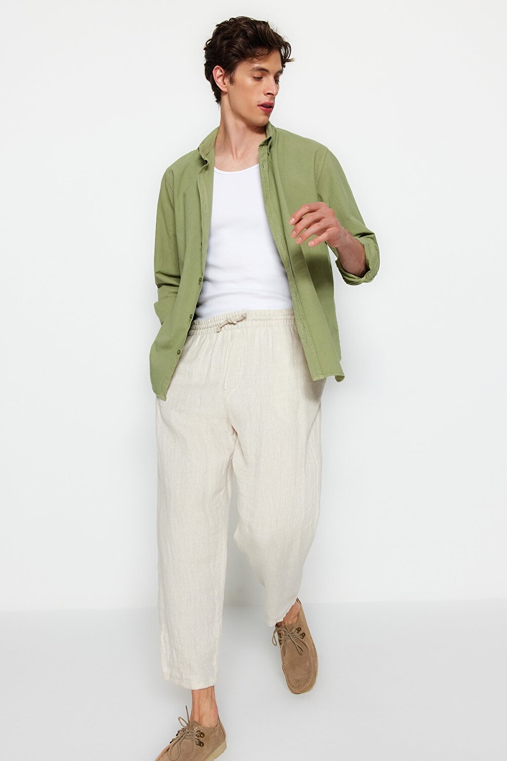 Khaki - Regular Fit shirt