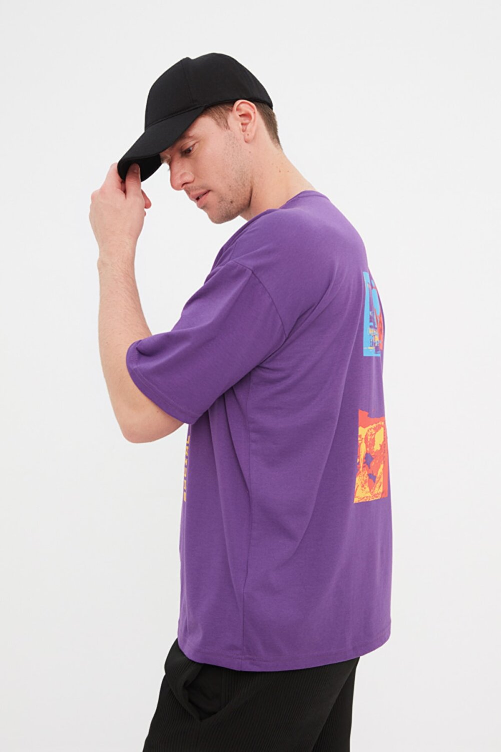 T-Shirt - purple - Oversized