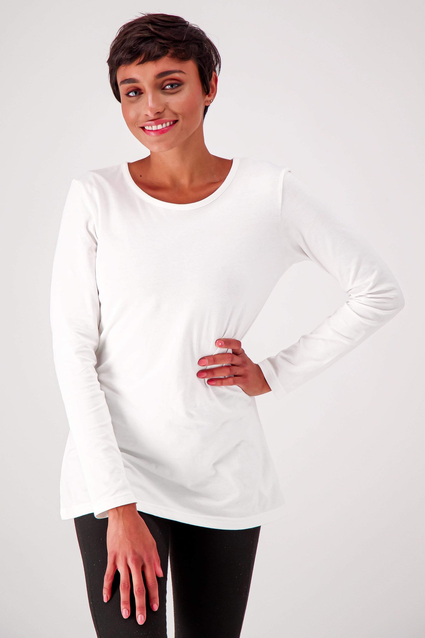 The Slim Fit Organic Cotton Long Sleeve Tee