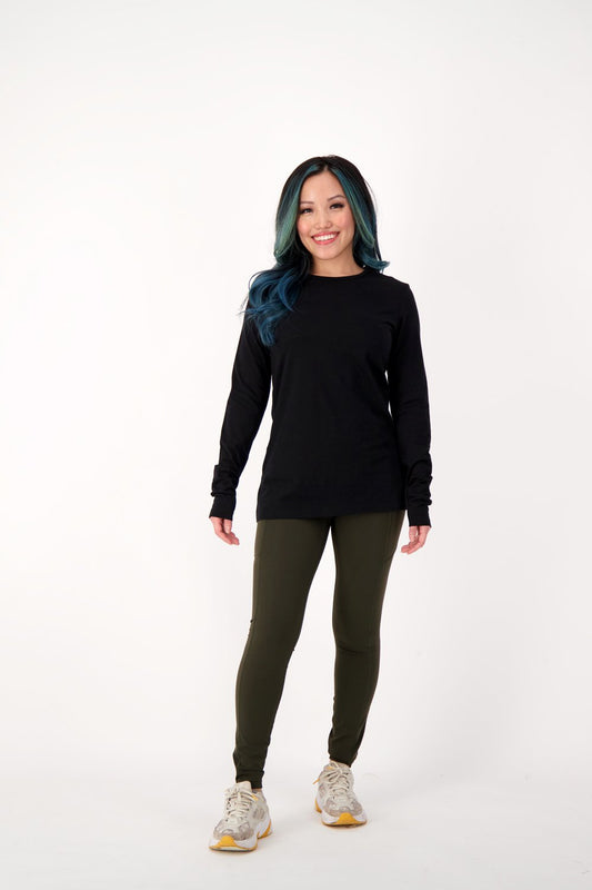 The Slim Fit Organic Cotton Long Sleeve Tee