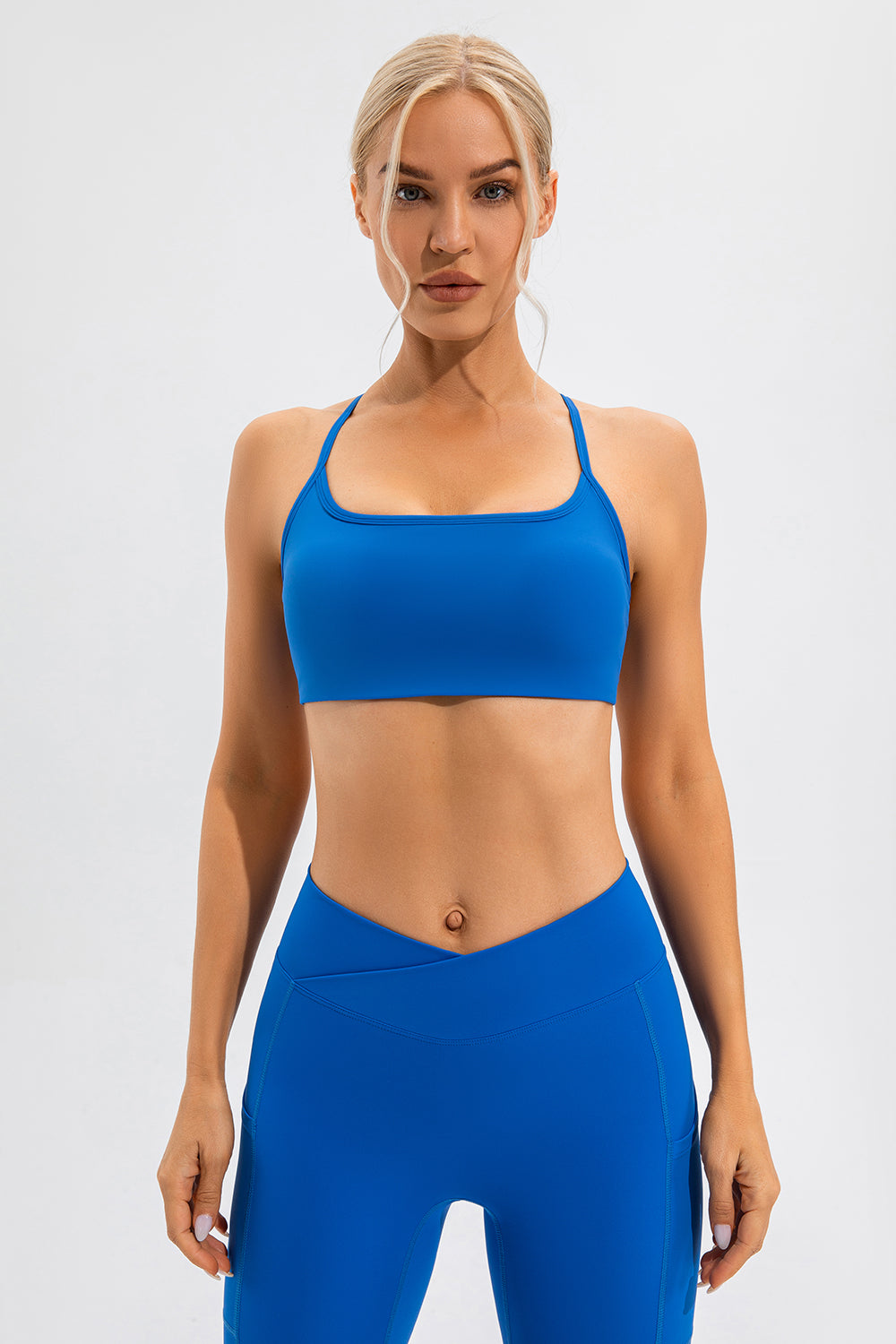 Crisscross Spaghetti Strap Active Cami